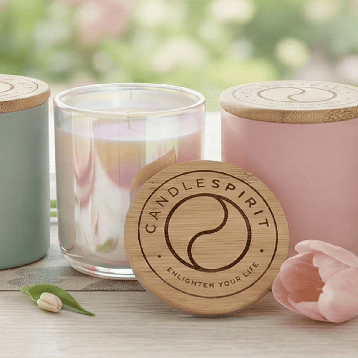 Duftkerze "Shine-BLOSSOM" riecht geheimnisvoll-floral & Audio-Meditation | ca. 45h Brenndauer