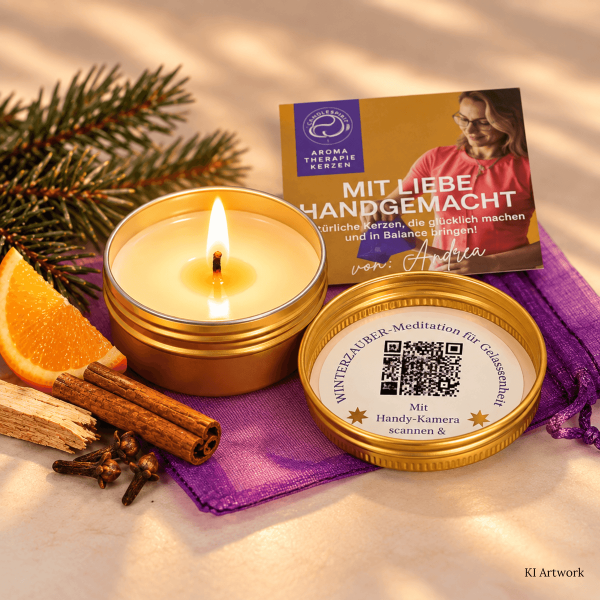 Personalisierbare Audio-Reisekerze | Das achtsame Geschenk für Teams & Geschäftspartner